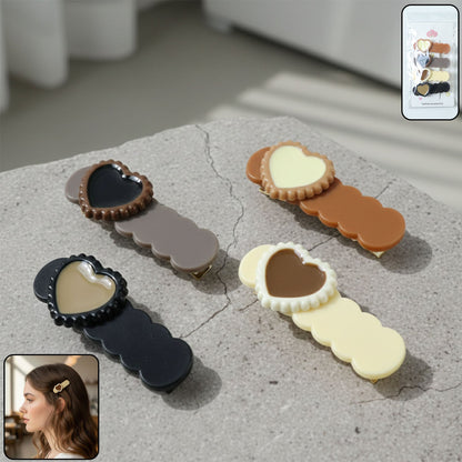 Cute heart shape hair accessories
