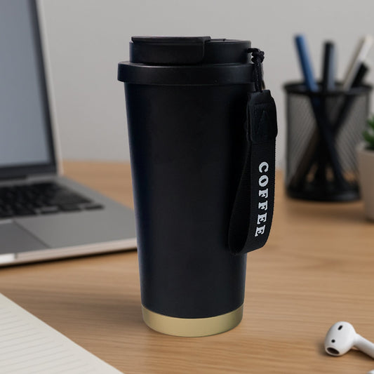 Assorted Metal and Plastic Travel Mug Tumbler Cup, Tumbler (1 Pc / Mixed Design)